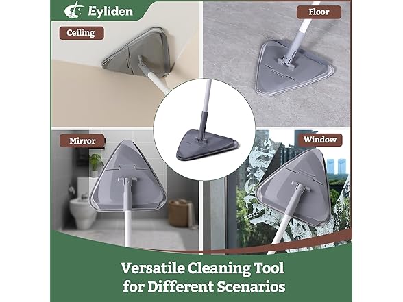 Eyliden Wall Cleaner Mop with Squeegee