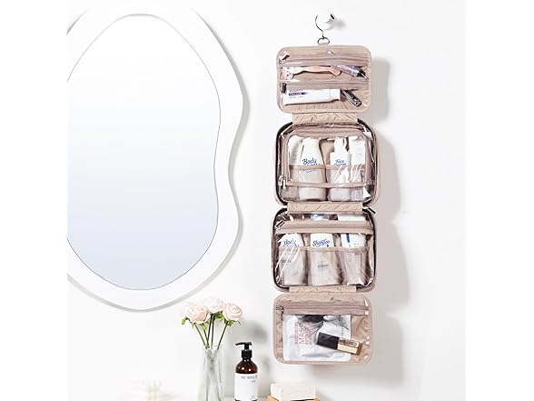 NISHEL Travel Toiletry Bag for women
