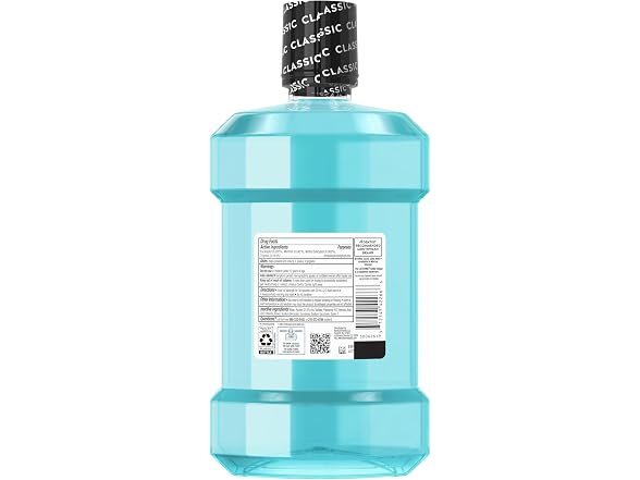 Listerine Ultraclean Mouthwash Intense Mint 50.7oz
