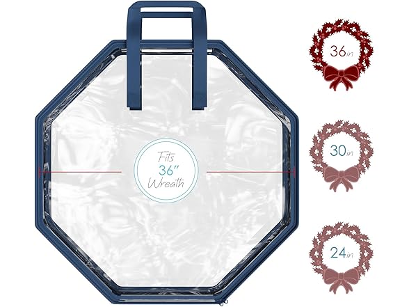 Hearth & Harbor Wreath Storage Container