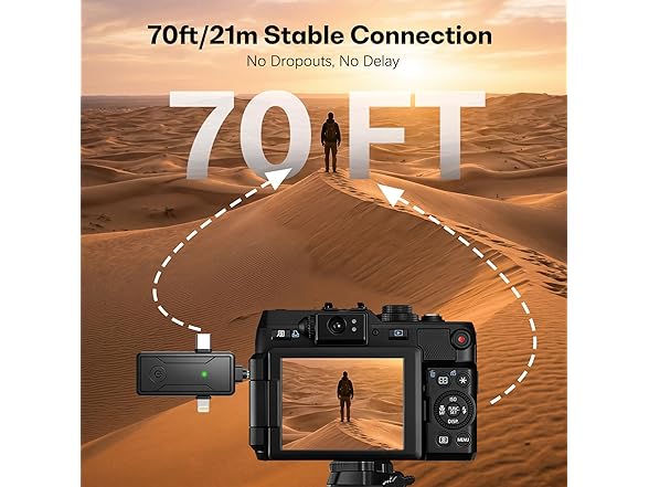 PGDLOF 3 In 1 Wireless Mini Microphone