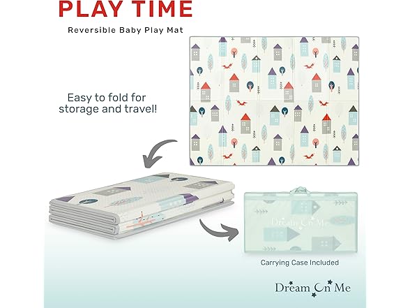 Dream On Me Reversible Baby Playmat