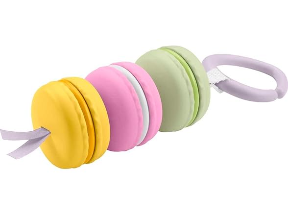 Fisher-Price Baby Toy My First Macaron Pretend Food Rattle