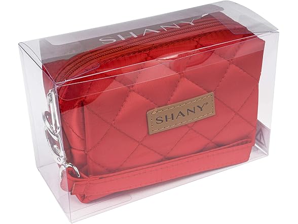 SHANY Limited Edition Travel Makeup Bag  Cherry Red