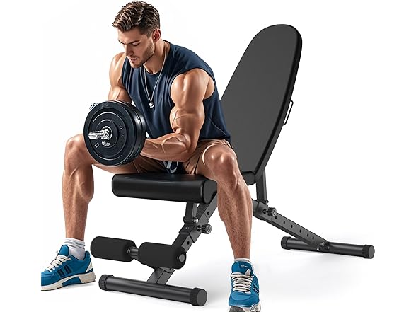 Towallmark Adjustable Weight Bench