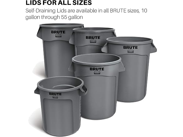 Rubbermaid 32GL Brute Containers