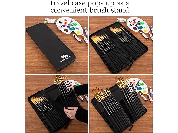 W.A. Portman 15pc Paint Brush Set