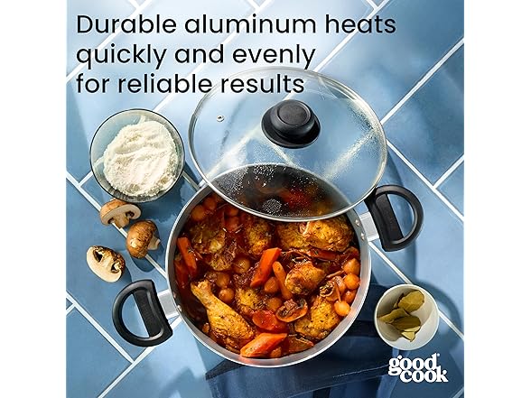 GoodCook Everyday Round Dutch Oven with Lid