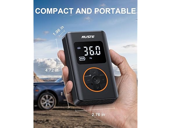 NUSTE Tire Inflator Portable Air Compressor