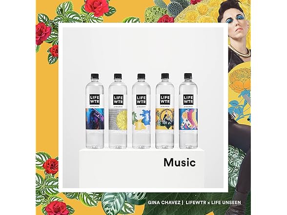 LIFEWTR Premium Water, 16.9oz, 6pk