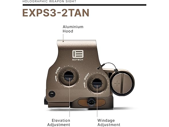 EOTech Circle, 2 Dot Reticle EXPS3 Holographic Weapon Sight
