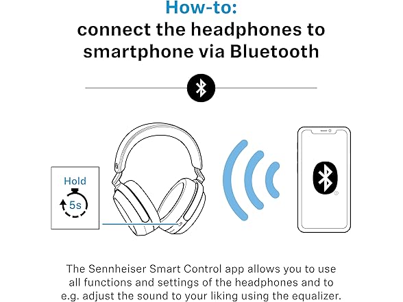 Sennheiser Consumer Audio Momentum 4 Wireless Headphones - Bluetooth Headset for Crystal-Clear Calls with Adaptive Noise Cancellation, 60h Battery Life, Lightweight Folding Design - Black/Copper (Open Box)