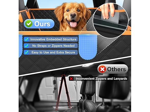 Twesync Dog Car Seat Cover