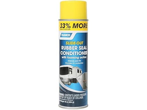 Camco RV Slide-Out Rubber Seal Conditioner (41135)