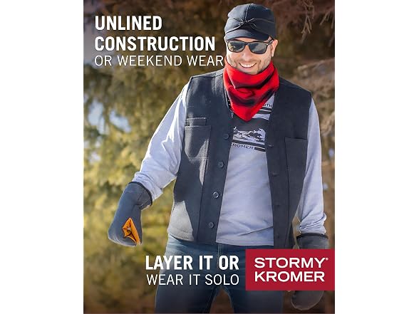 Stormy Kromer Men (3X-Large Tall) Button Vest