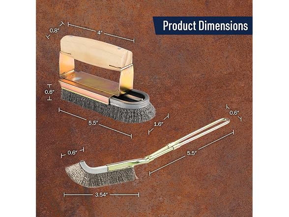 Kings County Tools BBQ Grill Brush Set