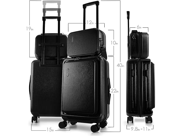 TravelArim Expandable, Black, 22 Inch