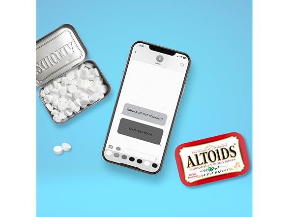 ALTOIDS Peppermint Breath Mint Tins, 3.52 Oz (Pack of 2)