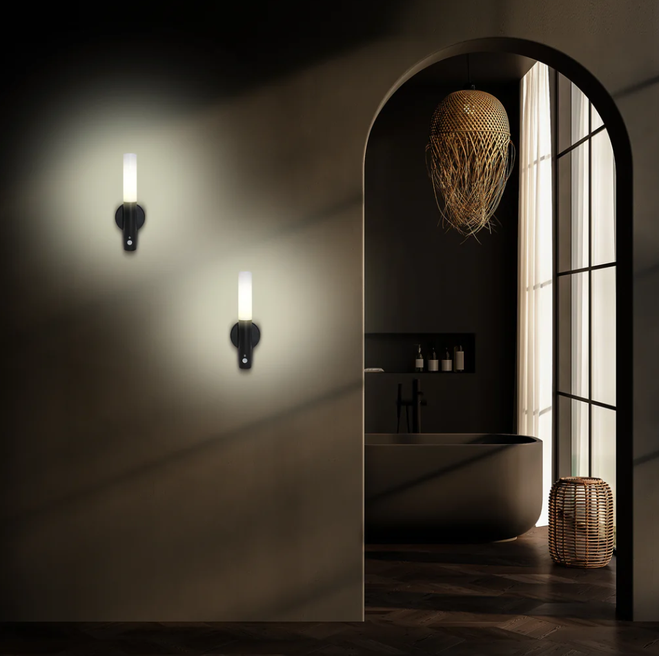 Aduro 2 Pack Rechargeable Wall Sconce Lights - Gallery 6
