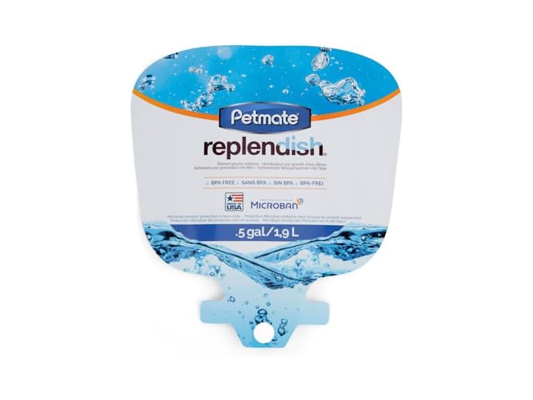Petmate Gray Replendish Pet Waterer X-Sm