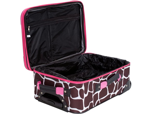 Rockland 2Pc Giraffe Softside Luggage Set