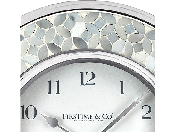FirsTime Arabesque Mosaic Wall Clock
