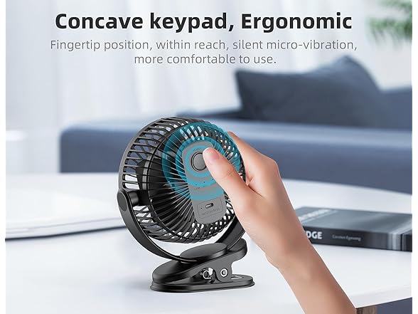 Svinkal Personal Clip on Fan Battery