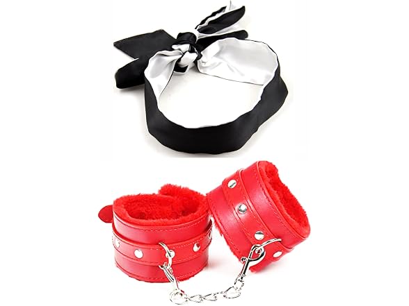 Malinero Blindfold and Handcuffs BDSM Kit