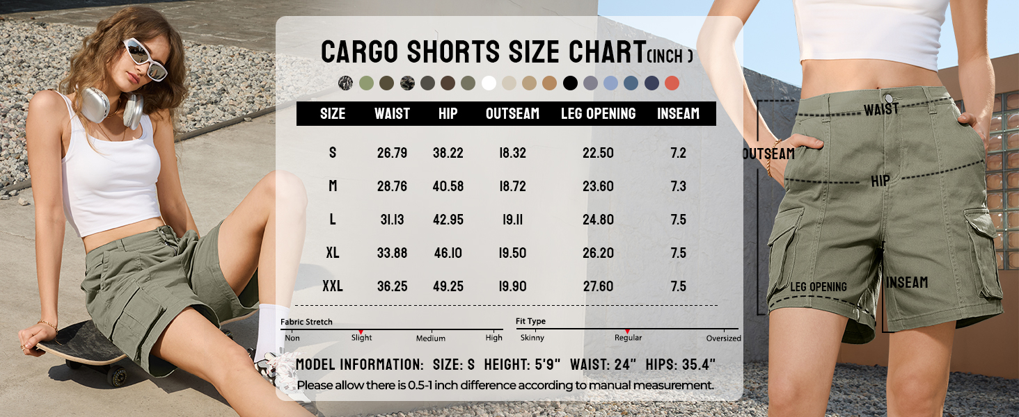 Women's Bermuda Cargo Shorts - Gallery 16