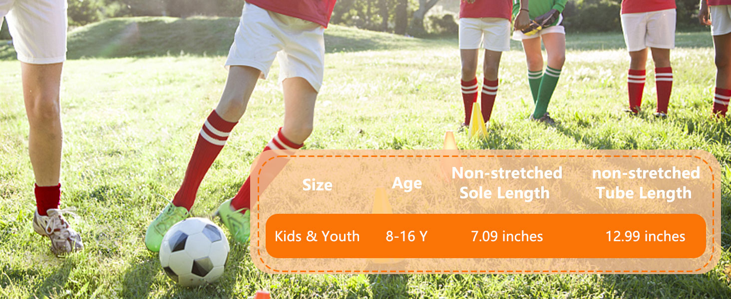 6 Pair Youth Knee High Athletic Socks - Gallery 13