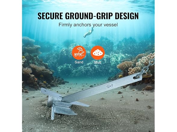 Fluke Style Anchor Kit, 8.5 LBS Hot-Dipped