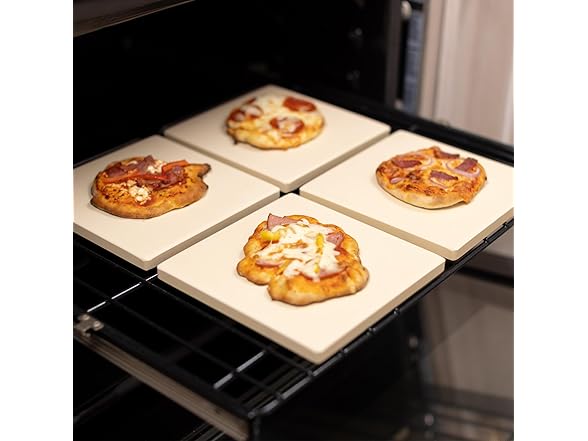 Old Stone 4Pc Rectangle Pizza Stone Set