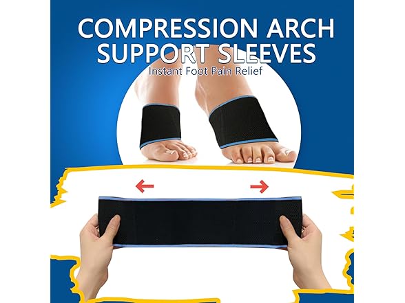 Wikups 2 Pcs Arch Support Braces