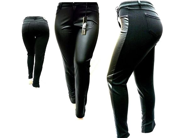 Jeans 1826 Womens Plus Size Faux Leather