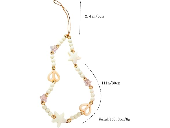 YohokGo Elegant Beaded Phone Charm