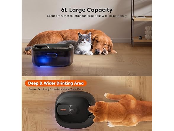 WOPET Dog Water Fountain