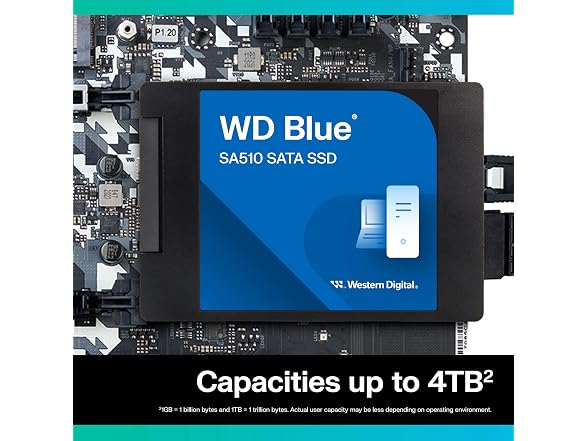 (NEW) Western Digital 1TB WD Blue SA510 SATA Internal SSD