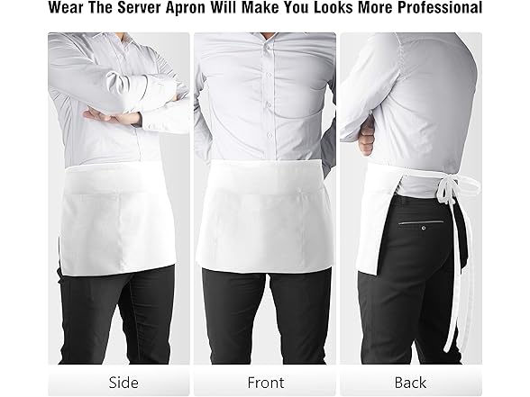Xornis Waist Aprons with 3 Pocket