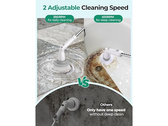kHelfer Cordless Electric Spin Scrubber