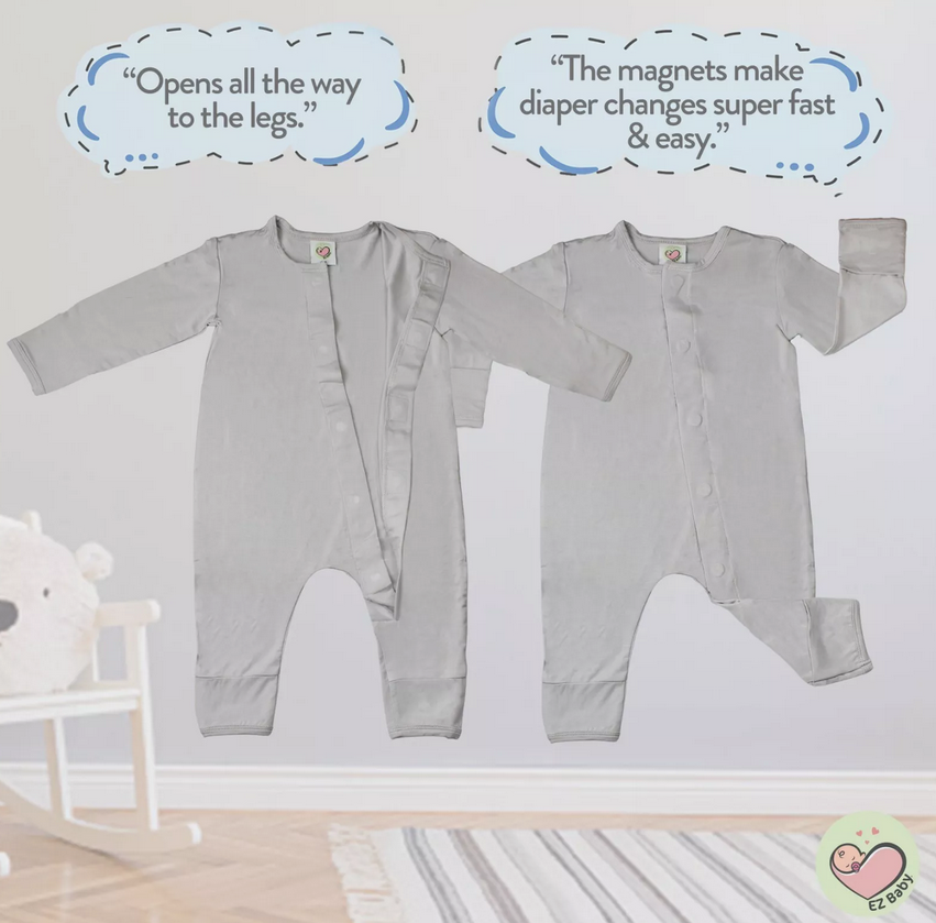 Baby Pajamas with magnetic Buttons - Gallery 9