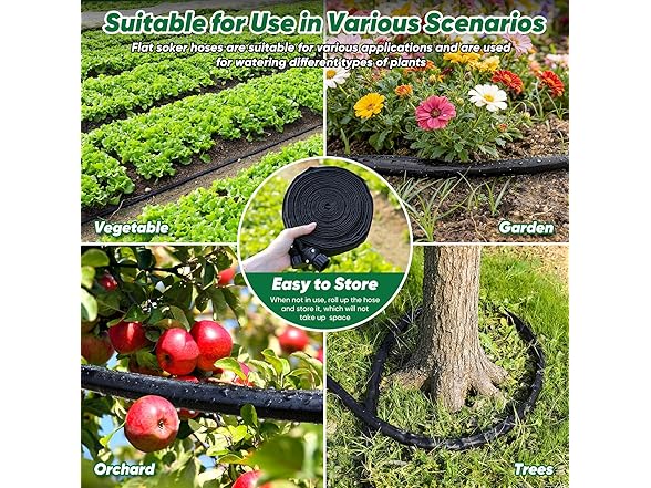 Garden Hose With Drip Irrigation System