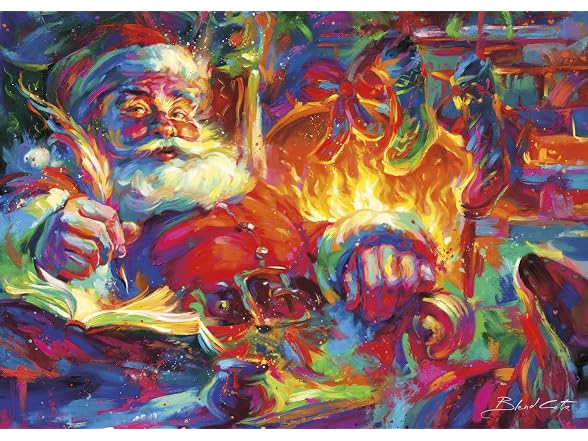 Santa Checks Twice - 500 Piece Jigsaw Puzzle