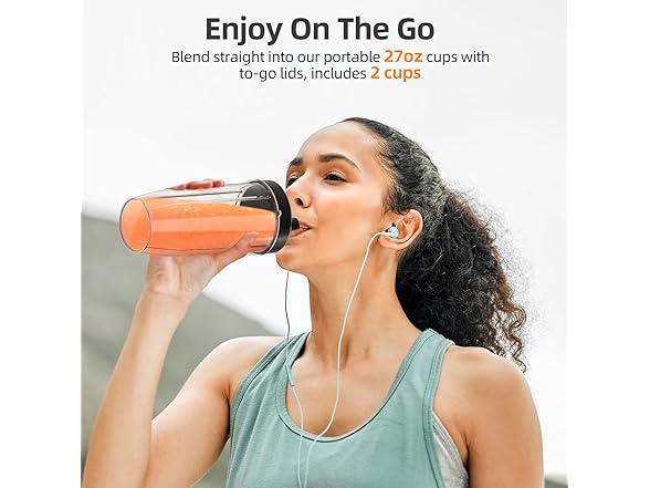 Lampick 1500W Personal Smoothie Blender