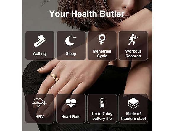 PAXAM Smart Ring Health & Fitness