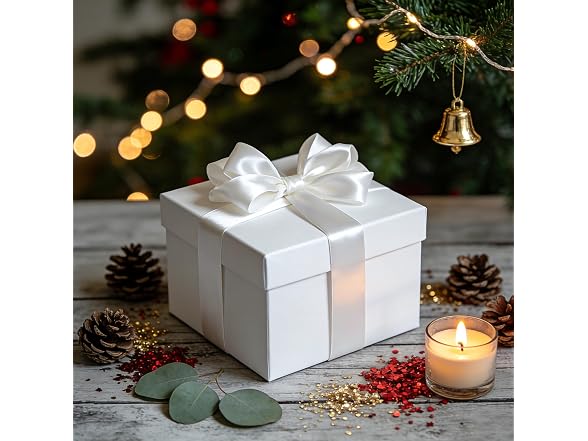 Tiergrade White Satin Ribbon 1 Inch x 4 Rolls