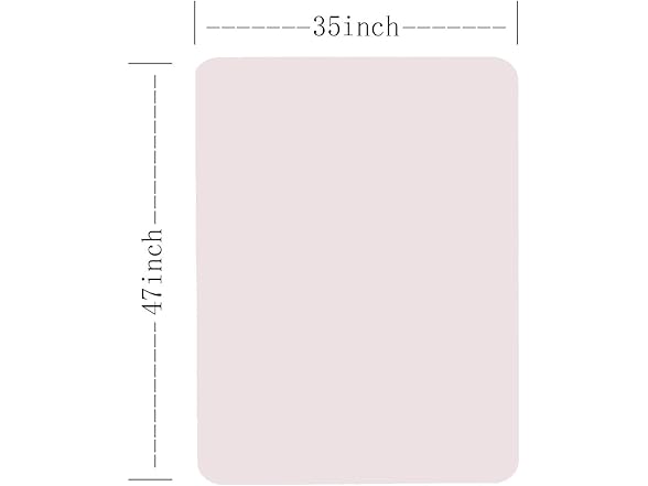 Crystal Clear Chair Mat, 47x35"