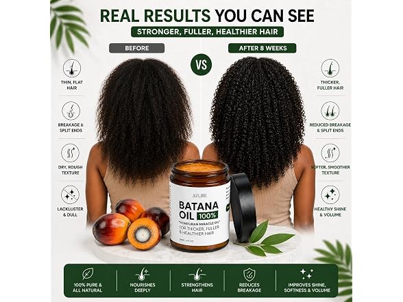 AZURE Batana Oil Paste for Hair Growth 100 Pure