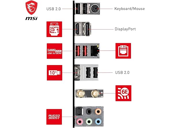 MSI B760 Gaming Plus WiFi Motherboard