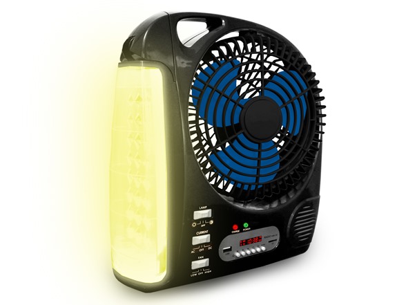 Outdoor Fan with Light & Speaker