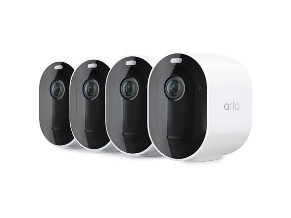 (4 Cam) (NEW) Arlo Pro 5S Spotlight 2K HDR Wireless Outdoor Security Camera - Gallery 16